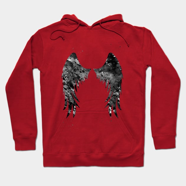 Angel Wings Hoodie by erzebeth